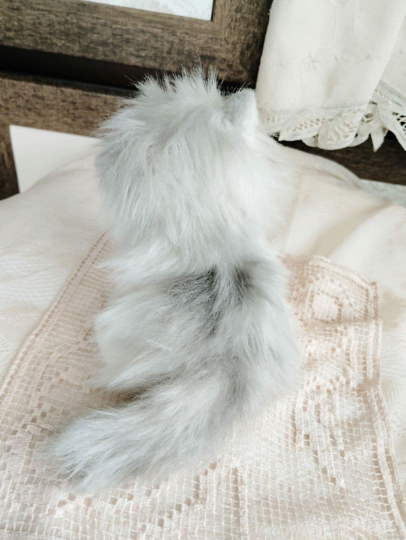 チンチラシルバー♡子猫のノノちゃん♡アートドール♡ぬいぐるみ♡