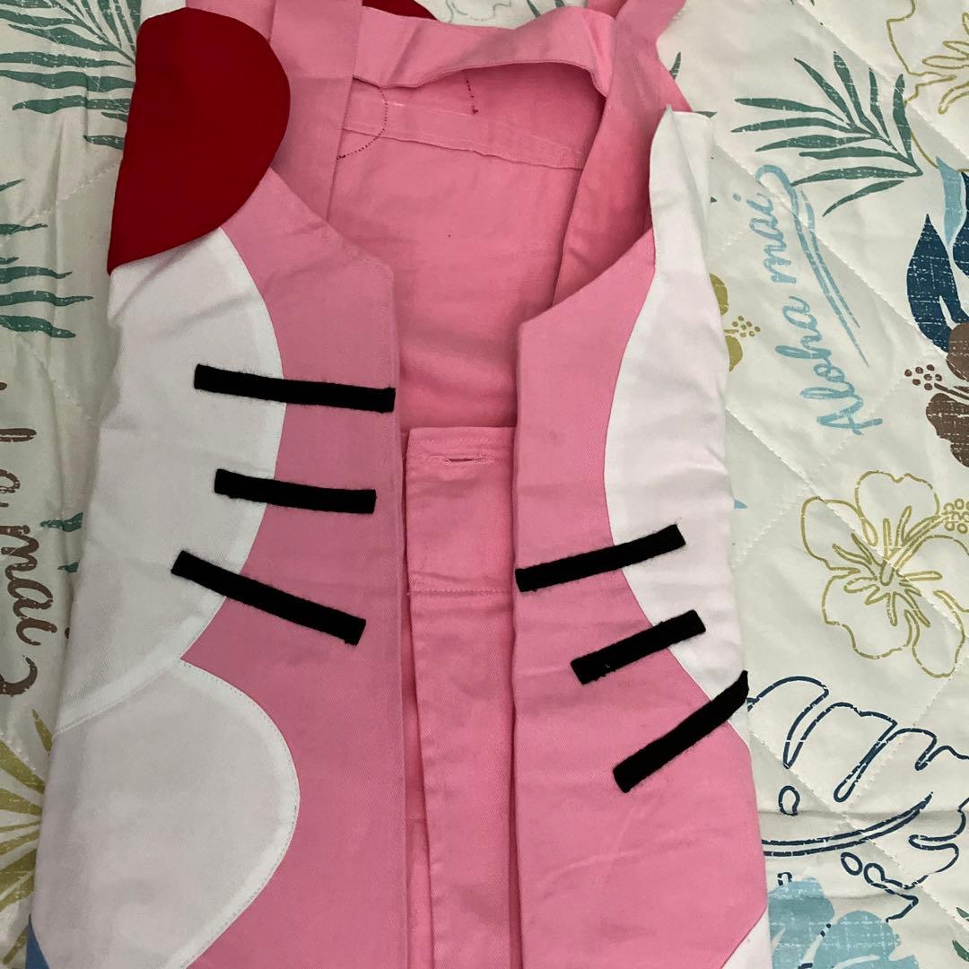 レア　サンリオ　ハローキティHelloKitty レトロ　エプロン　カオハナ