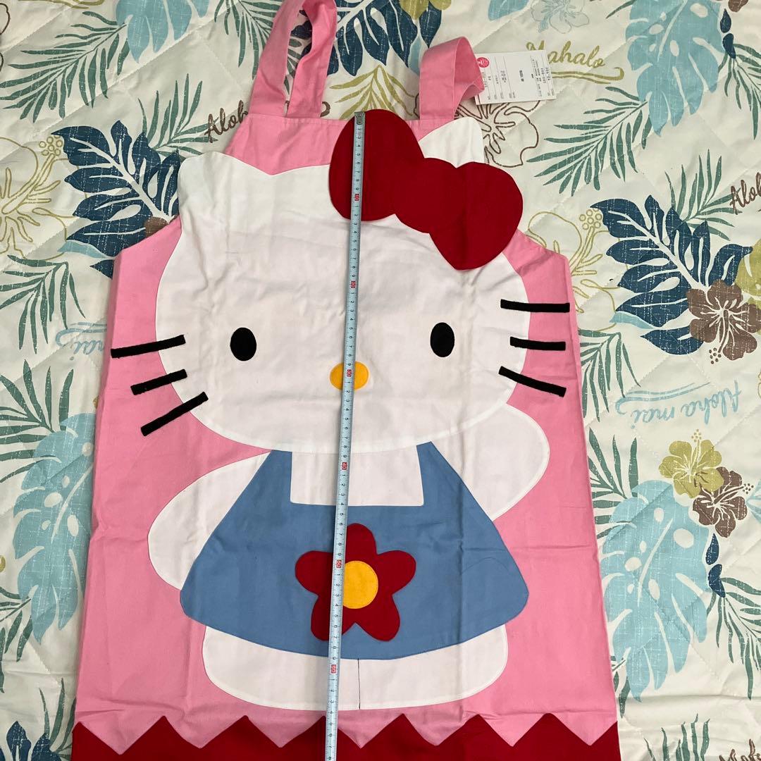レア　サンリオ　ハローキティHelloKitty レトロ　エプロン　カオハナ