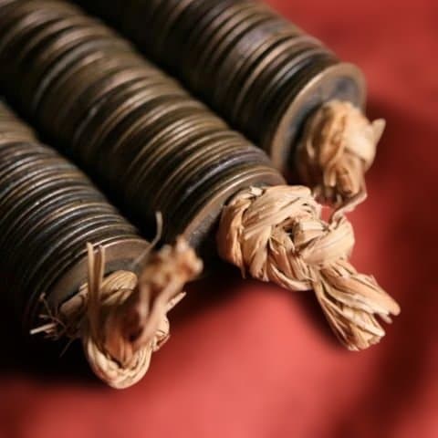 M0E 古銭 寛永通寳 約300枚 文銭 寛永通宝 まとめ売り 縄差し