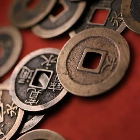 M0E 古銭 寛永通寳 約300枚 文銭 寛永通宝 まとめ売り 縄差し