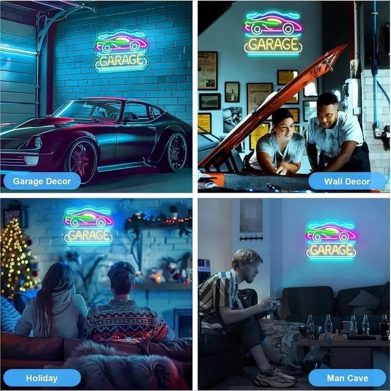 【New光る看板】最安値セール品 ❕ガレージ用レーサーLEDネオンサイン管o
