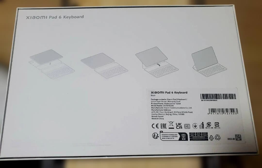Xiaomi Pad 6 純正キーボード Black