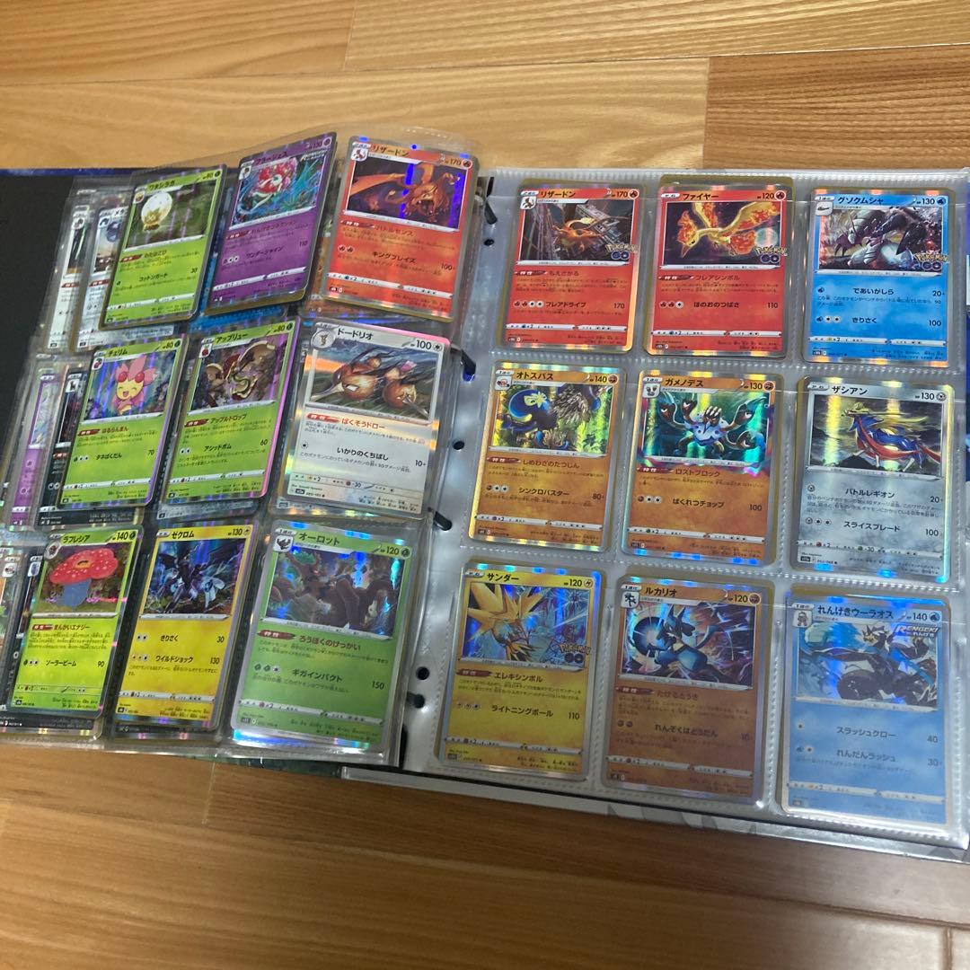 ポケモンカード　ファイル内のカード全てと新品未開封デッキシールドまとめ売り