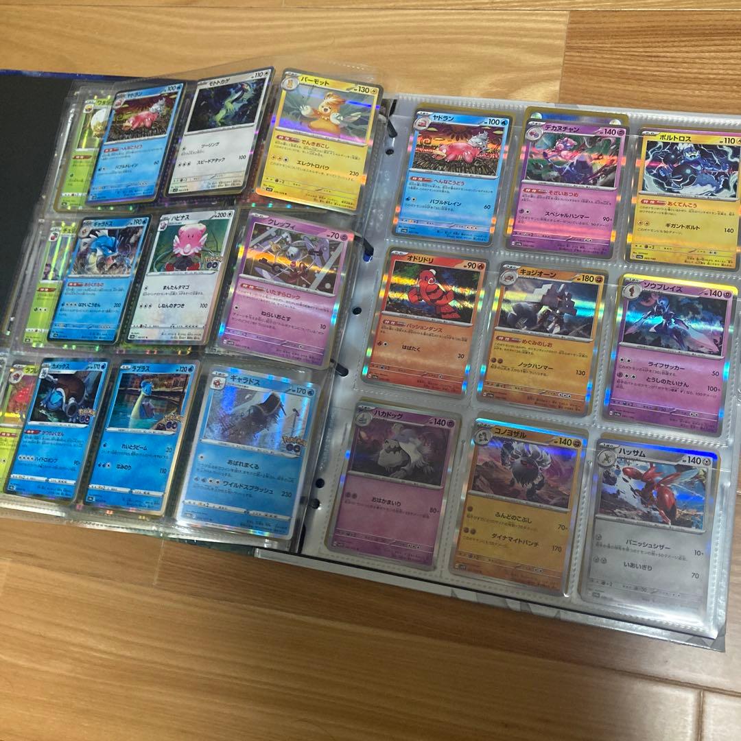 ポケモンカード　ファイル内のカード全てと新品未開封デッキシールドまとめ売り