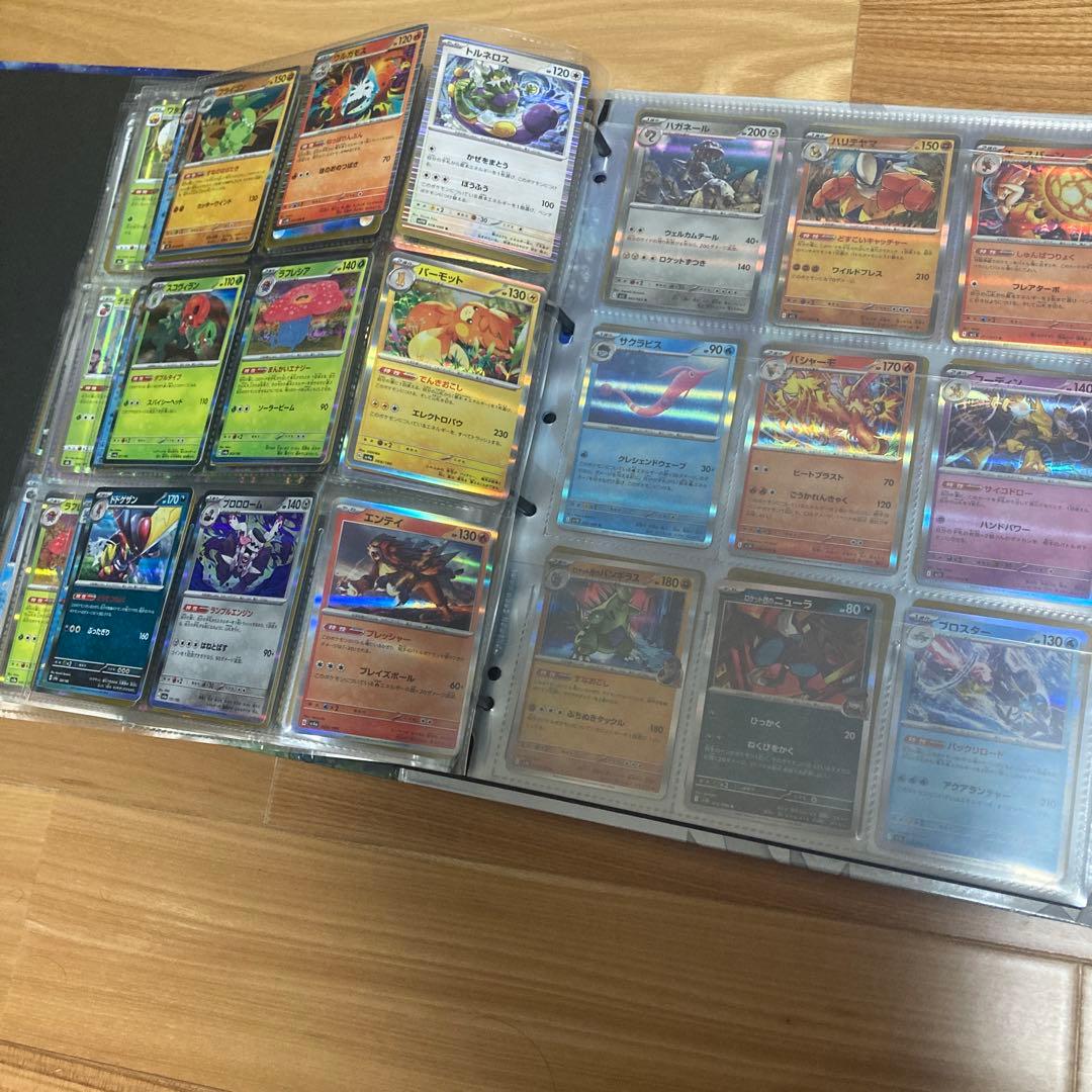 ポケモンカード　ファイル内のカード全てと新品未開封デッキシールドまとめ売り