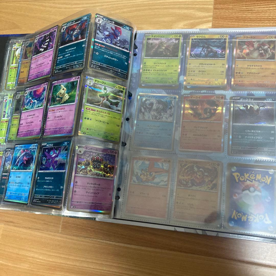 ポケモンカード　ファイル内のカード全てと新品未開封デッキシールドまとめ売り