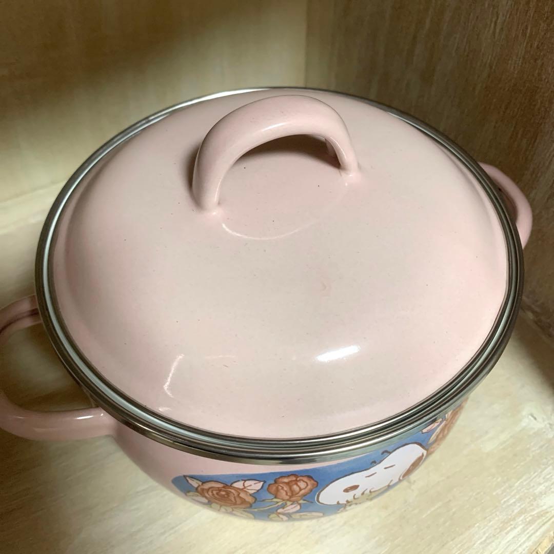 ☆SNOOPY ホーロー鍋＆ボウル3点セット