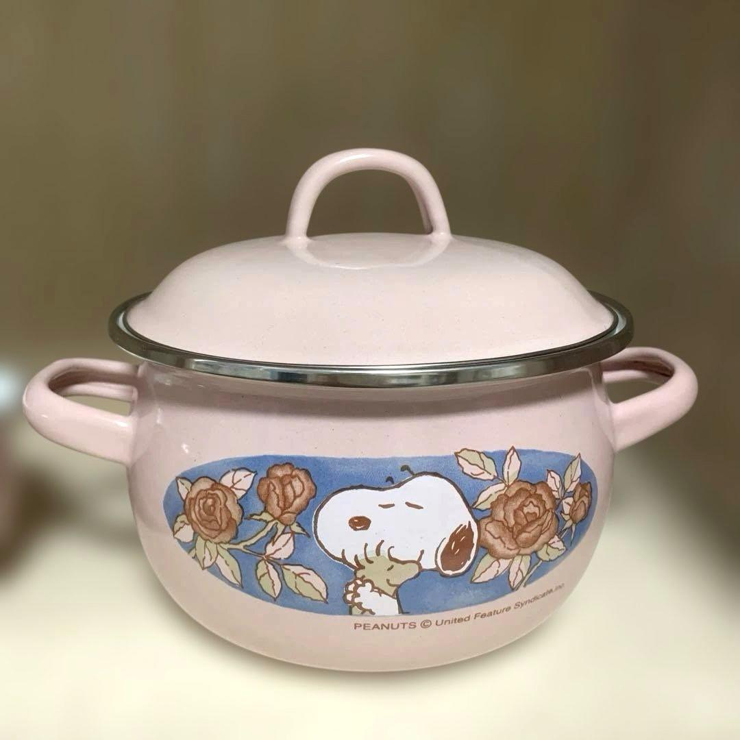 ☆SNOOPY ホーロー鍋＆ボウル3点セット