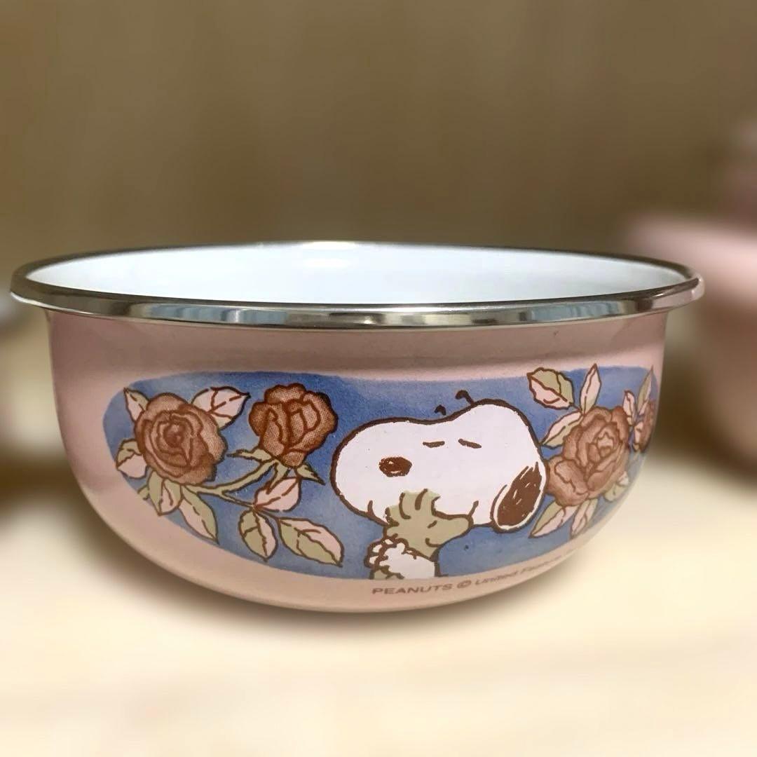 ☆SNOOPY ホーロー鍋＆ボウル3点セット