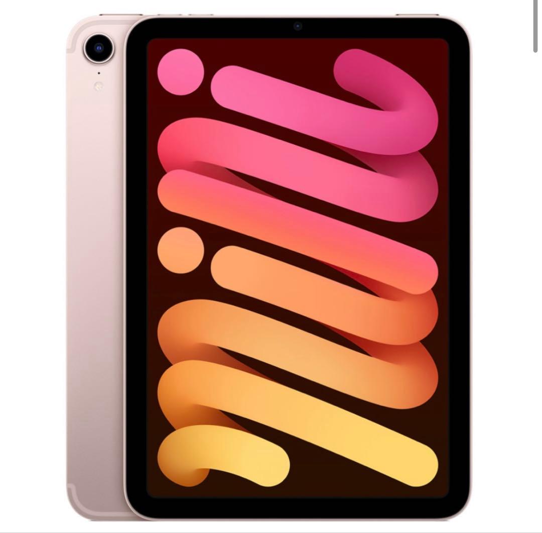 新品 iPad mini 6世代 セルラー 64gb ピンク MLX43J/A
