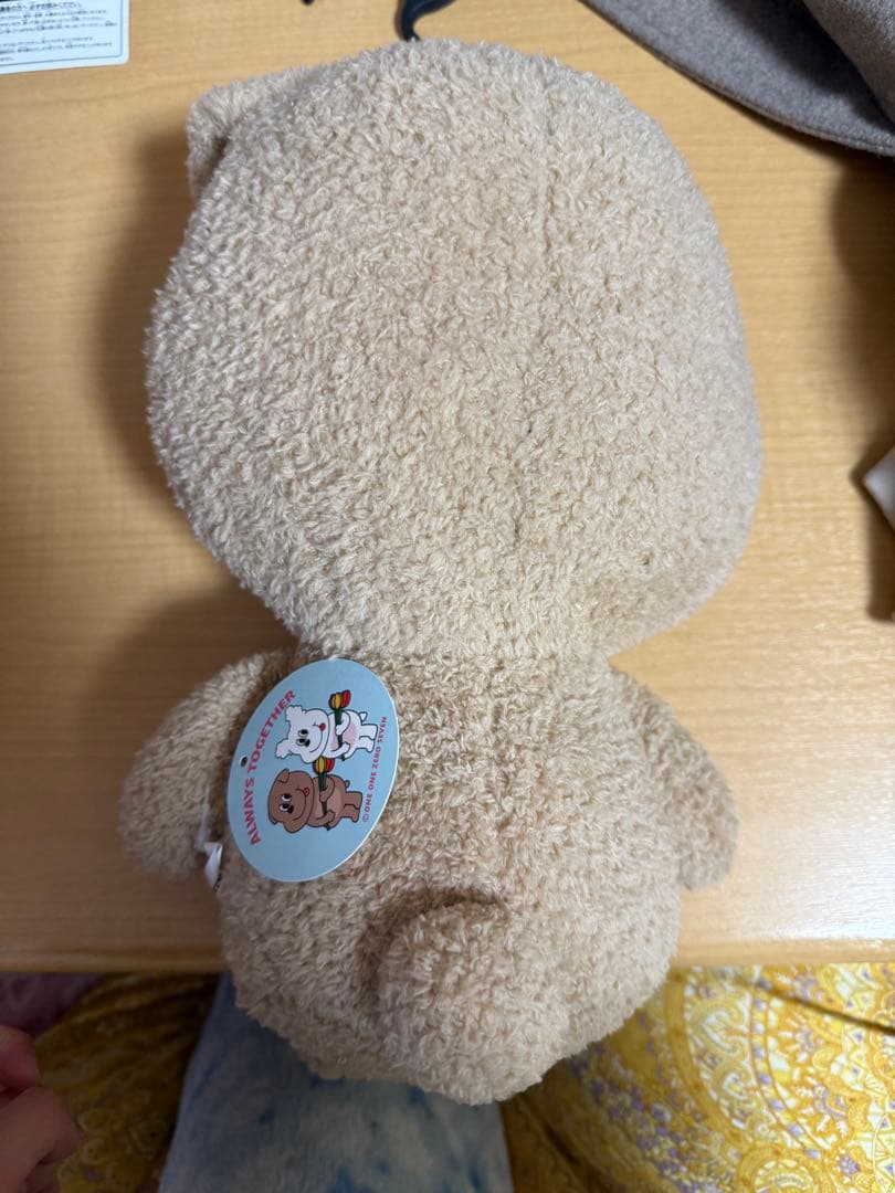 犬のキャラクターぬいぐるみ