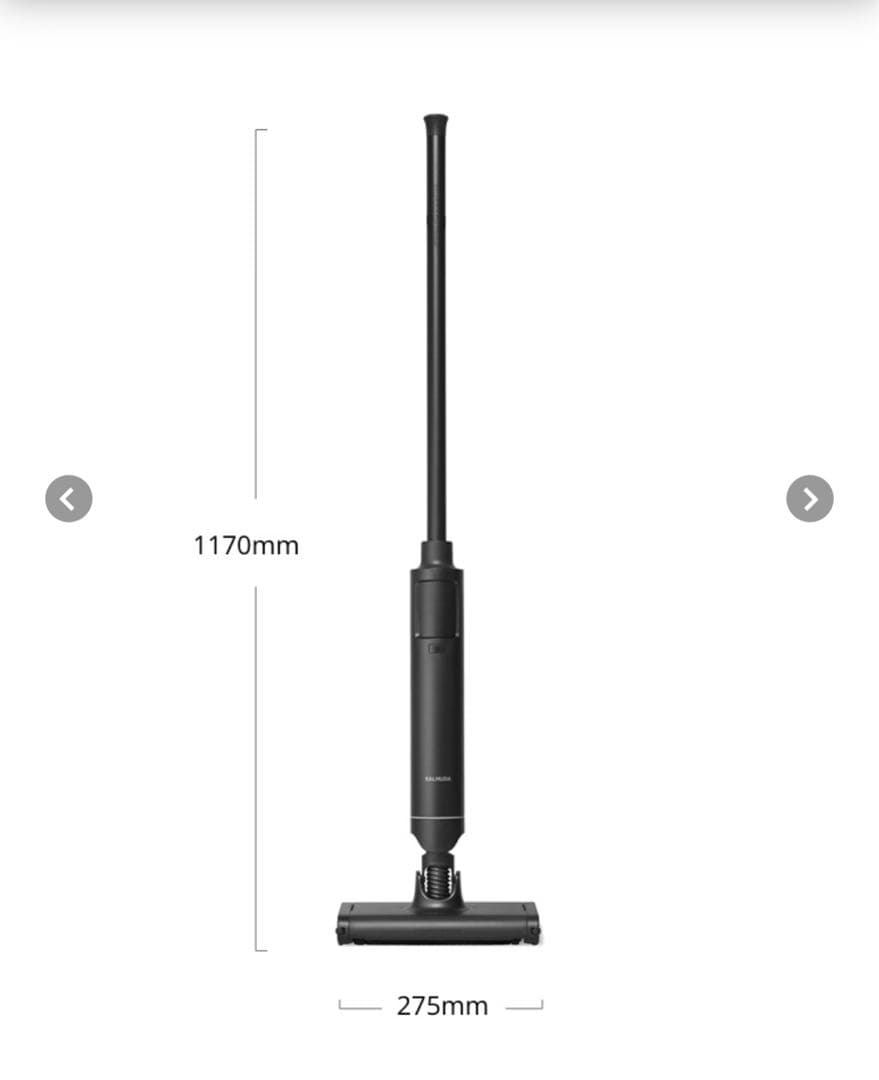 BALMUDA The Cleaner Lite ブラック 2022年製　掃除機