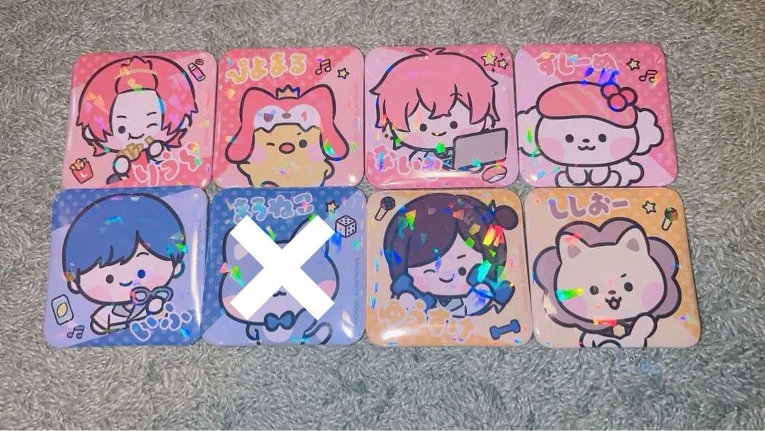 いれいす LINEFRIENDS 缶バッジ アクリルキーホルダー