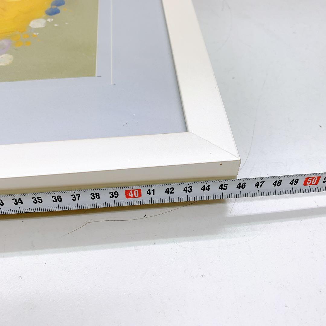 10ADM003 平山講平 油絵 黄色い花 絵画 骨董 インテリア 芸術 現状品