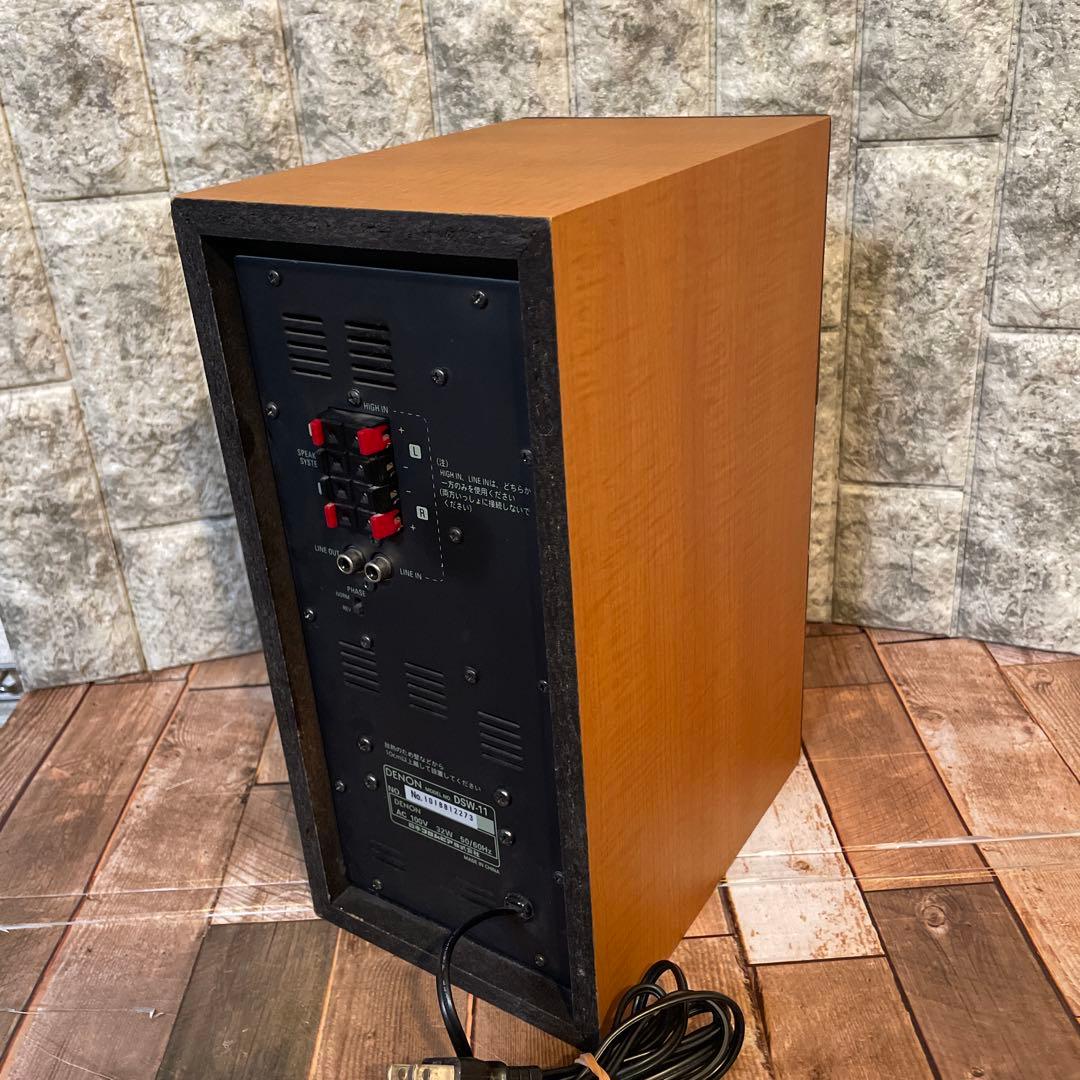 #896 DENON スーパーウーハー DSW-11 サブウーファー