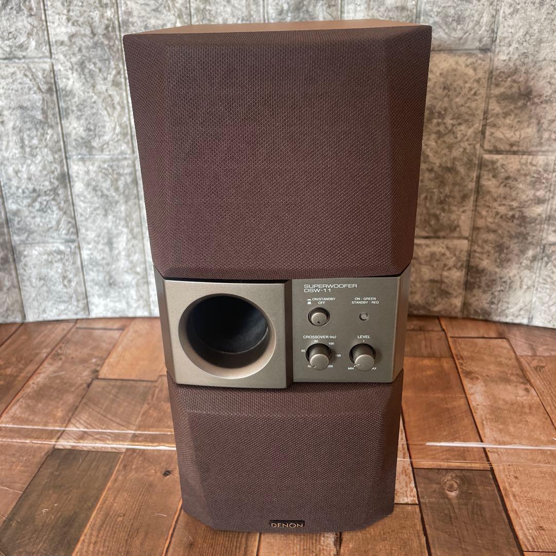 #896 DENON スーパーウーハー DSW-11 サブウーファー