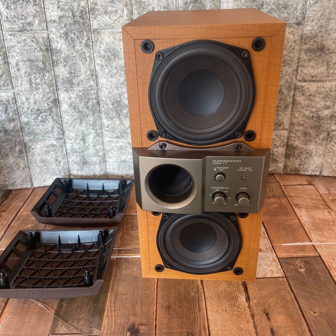 #896 DENON スーパーウーハー DSW-11 サブウーファー