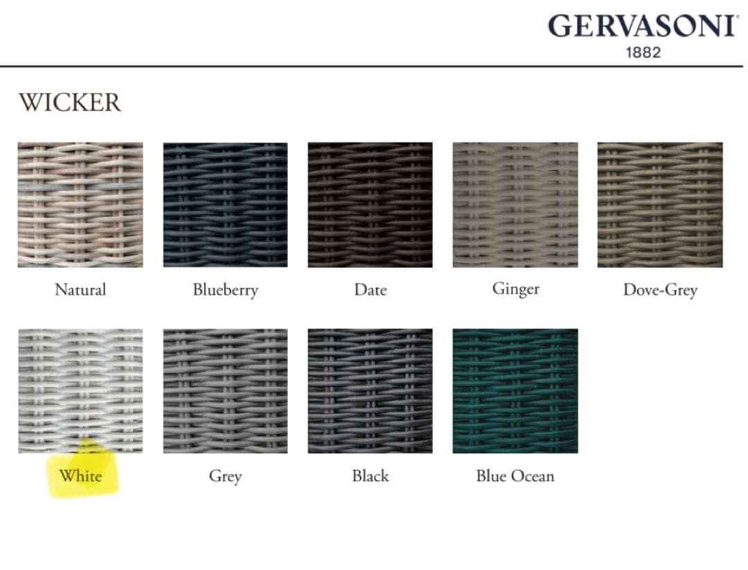 GERVASONI ジェルバゾーニ BOLLA M ラタン フロアーランプ