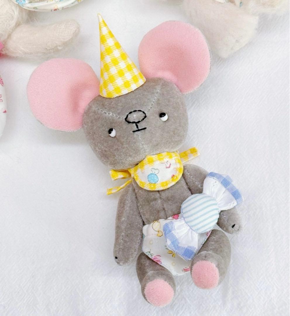 飴ちゃんネズミ Jimmy ぬいぐるみ アーティストベア 海外作家様 置物