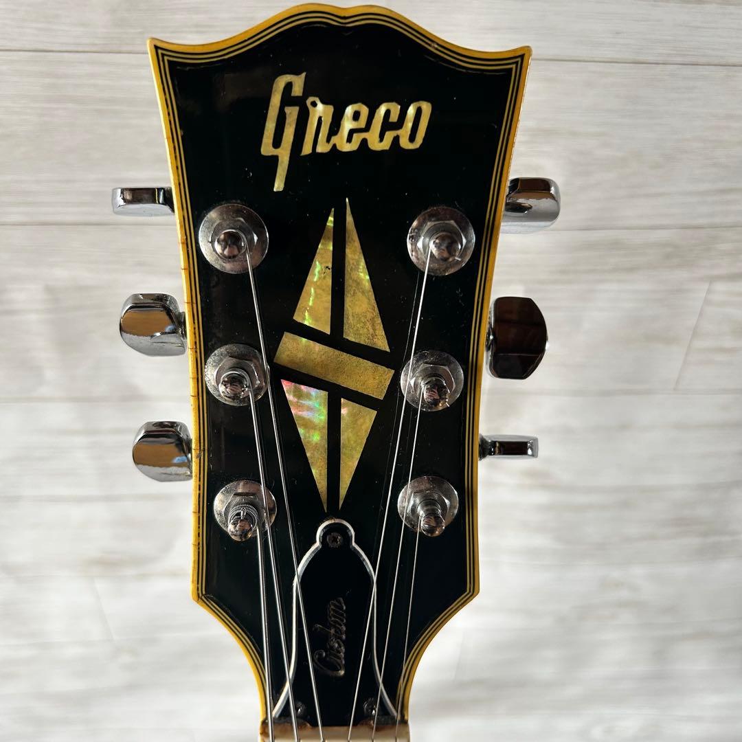 【ジャンク】 Greco グレコ レスポールカスタム ハードケース付き 状態悪