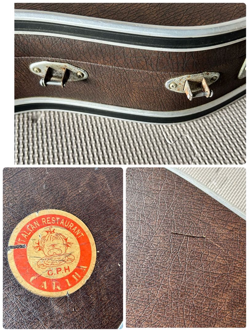 【ジャンク】 Greco グレコ レスポールカスタム ハードケース付き 状態悪