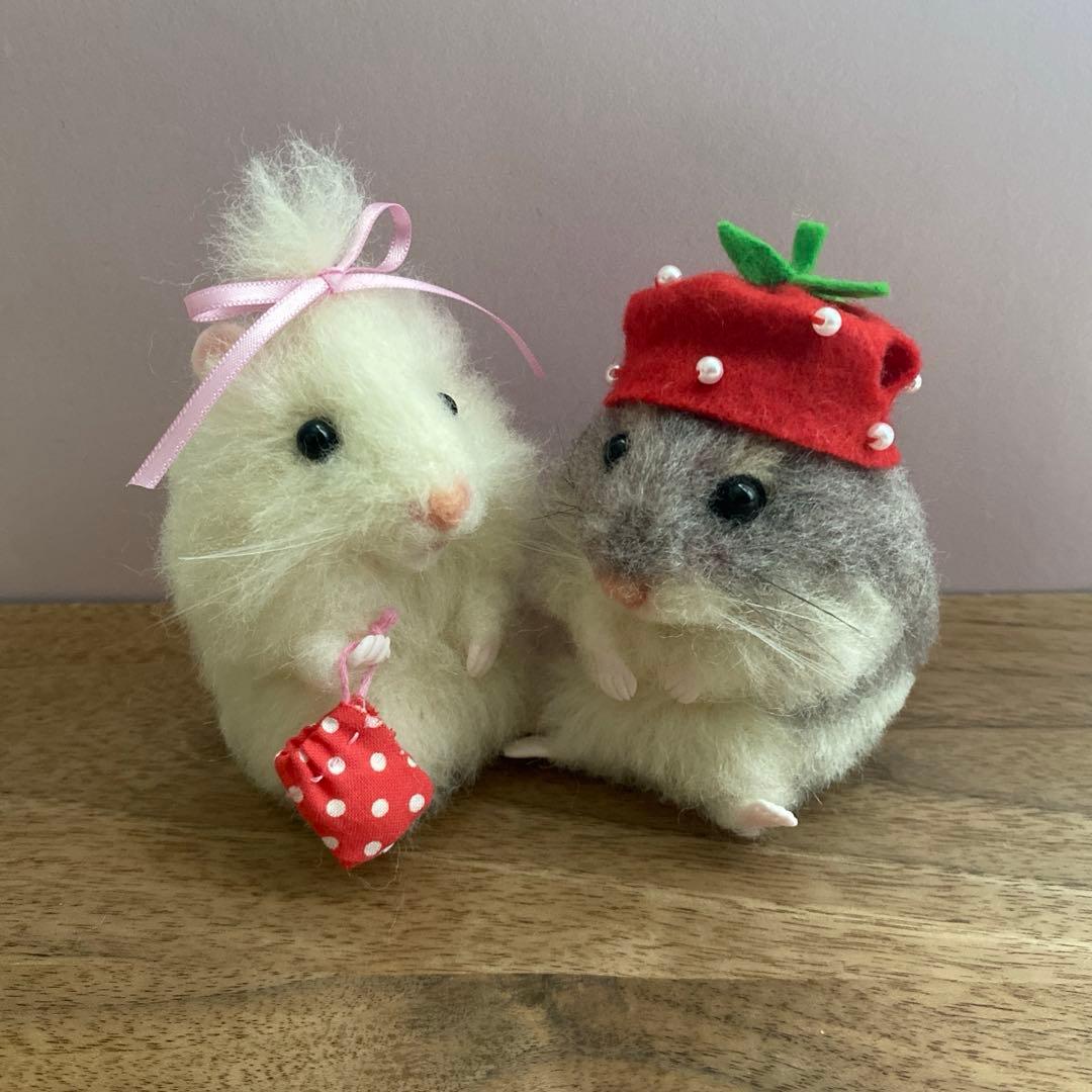 【羊毛フェルト】ハムスター★オーダー（ちびもか）