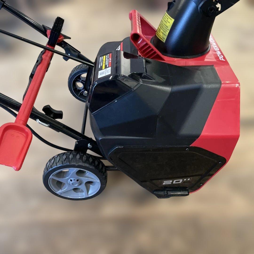 ハイガー産業 電動除雪機 SNE402 除雪用品　充電器付き　バッテリー付き