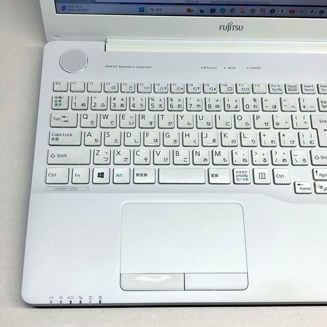 ノートパソコンCore i7-6700HQ office SSD AH53/X