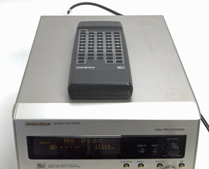 オンキョー　MDプレーヤー　ONKYO　MD-185X　リモコン付き