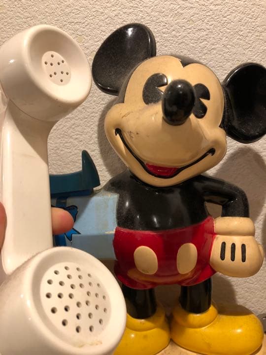 ヴィンテージディズニーミッキーマウス家庭用自宅電話アメトイDisneyテレフォン