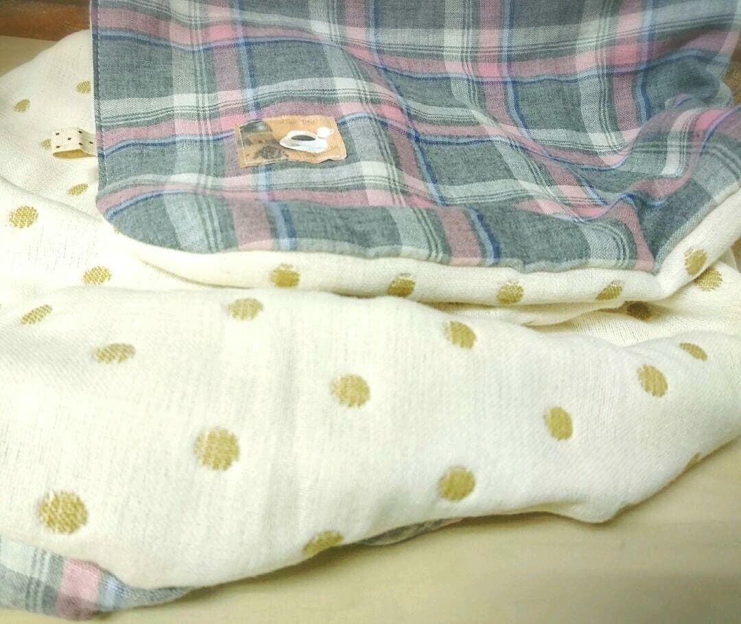 専用❤みかん☆ふわとろ８重ガーゼ❤小バスタオル＊大判フェイスタオル