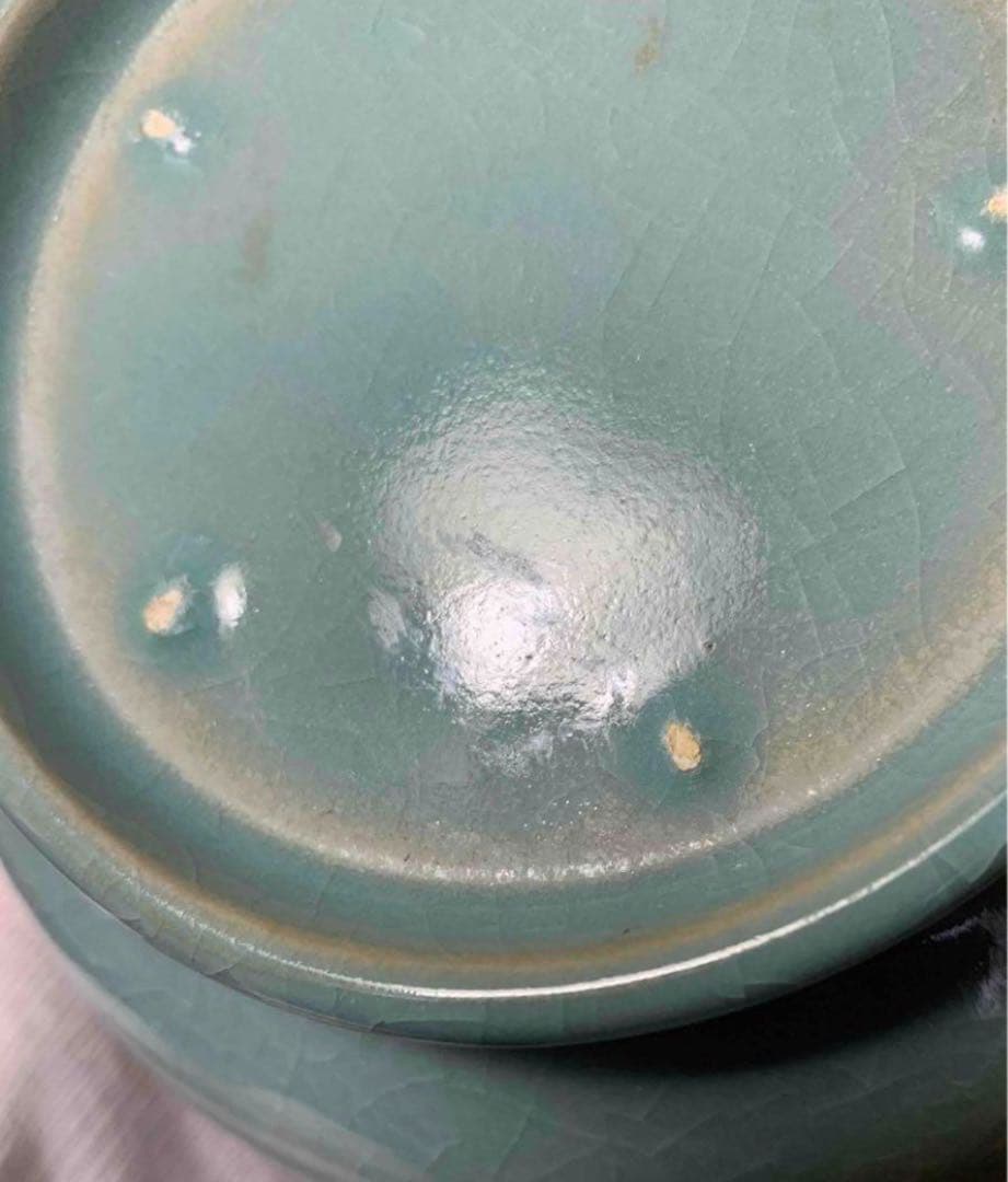 中国四大名窯 汝窯宋時代 天青釉瓢形瓶