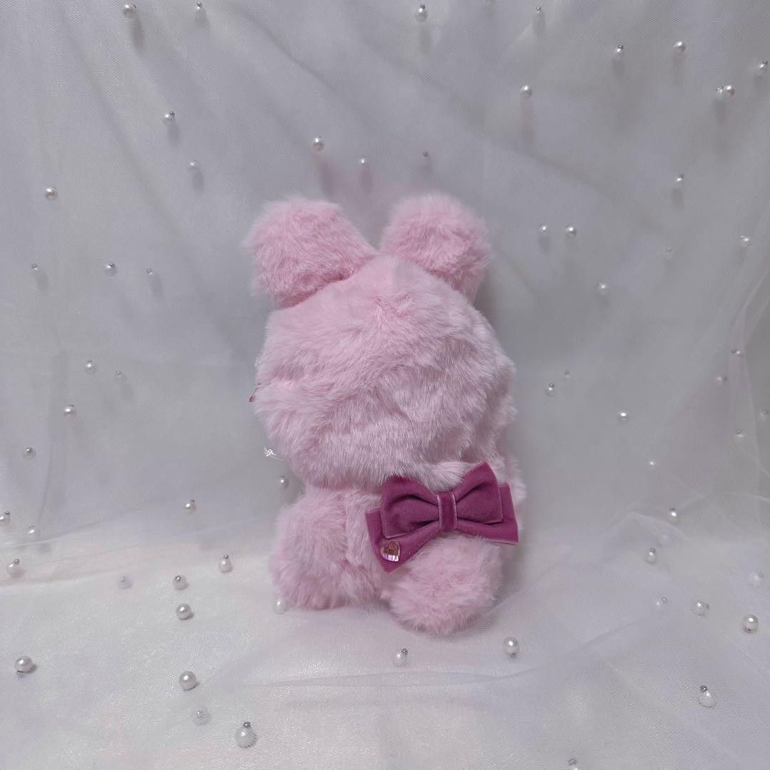 ぬい服 10~13cm おすわり うさぎ うさ耳 ピンク