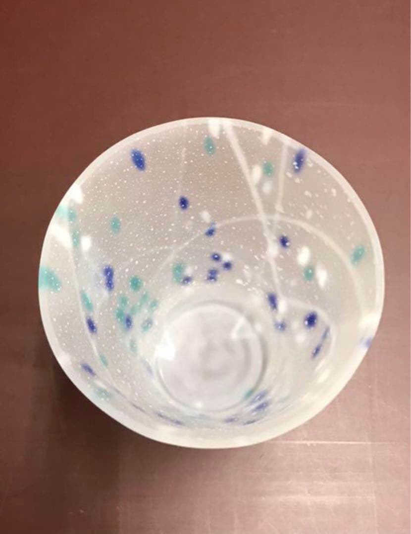 水崎ガラス 手づくりグラス×３個