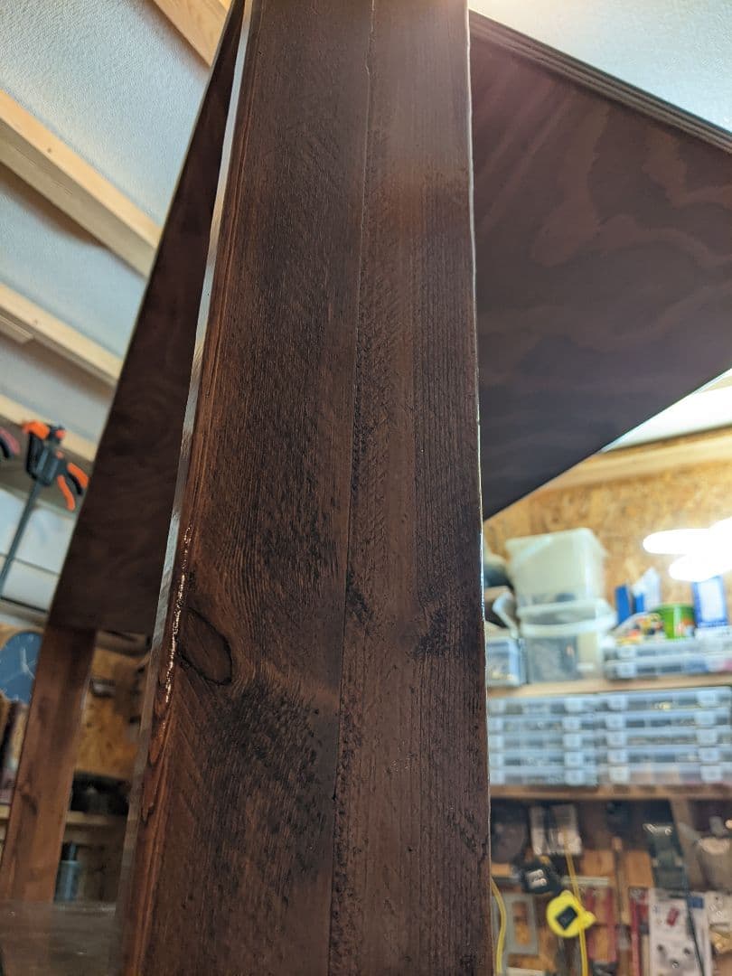 大型木製三段シェルフ［棚　ラック　オープンシェルフ］