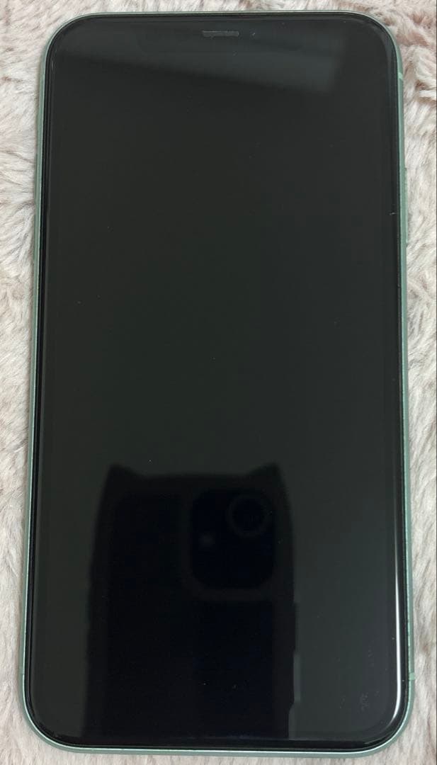 iPhone11 64GB SIMフリー 画面無傷/動作◎/背面ひび有/初期化済