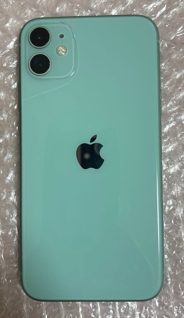 iPhone11 64GB SIMフリー 画面無傷/動作◎/背面ひび有/初期化済