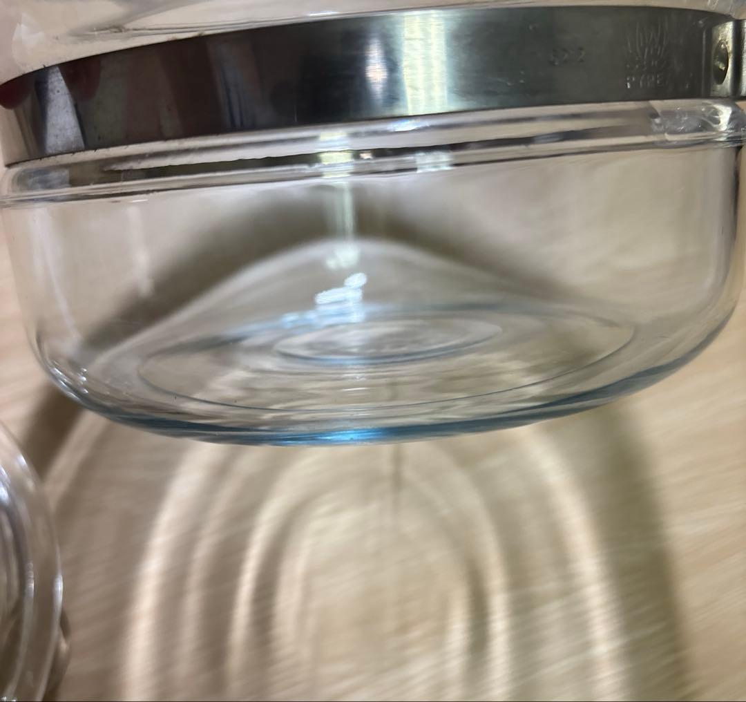 オールド　パイレックス　片手鍋　耐熱ガラス　ビンテージ　アメリカ製