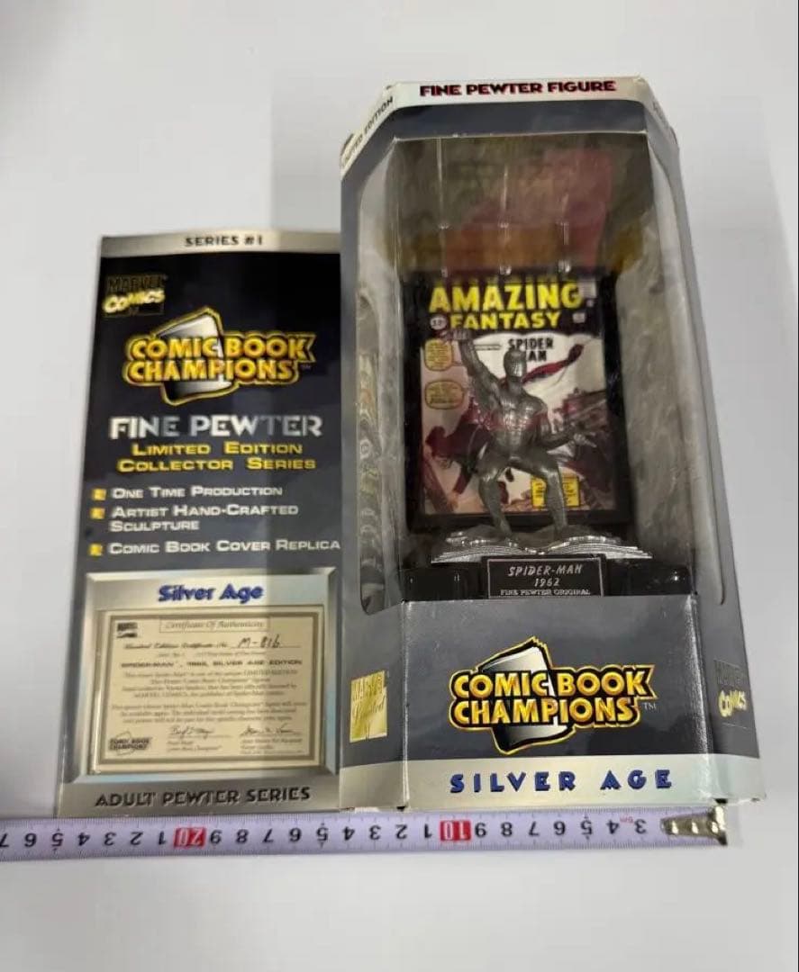 限定版スパイダーマン・ピューター・コミック・チャンピオンズ・フィギュア