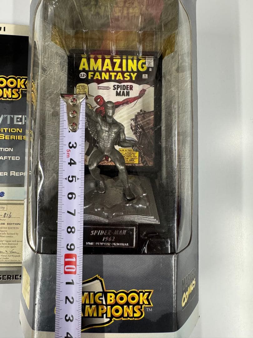 限定版スパイダーマン・ピューター・コミック・チャンピオンズ・フィギュア