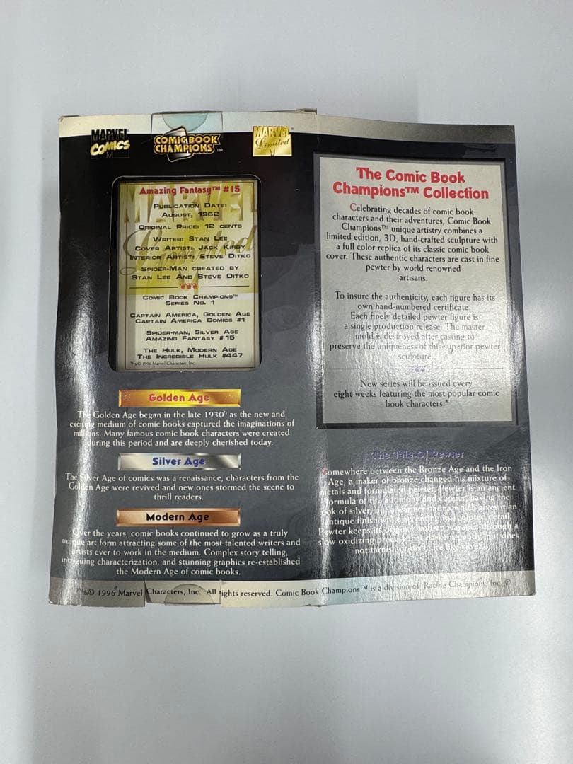 限定版スパイダーマン・ピューター・コミック・チャンピオンズ・フィギュア