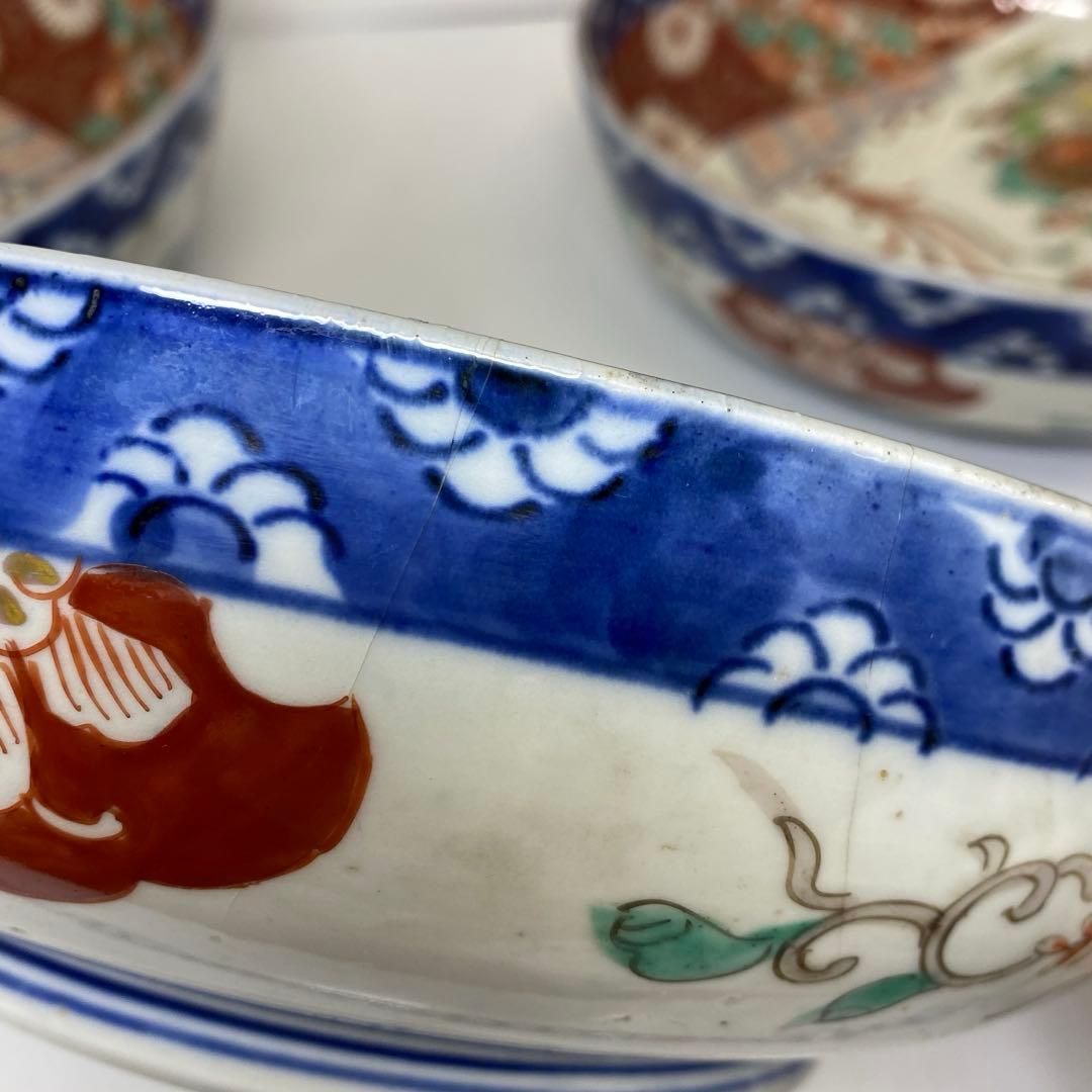 古伊万里　特大　三ッ鉢　直径30/27.5/24cm 東K7-1130②