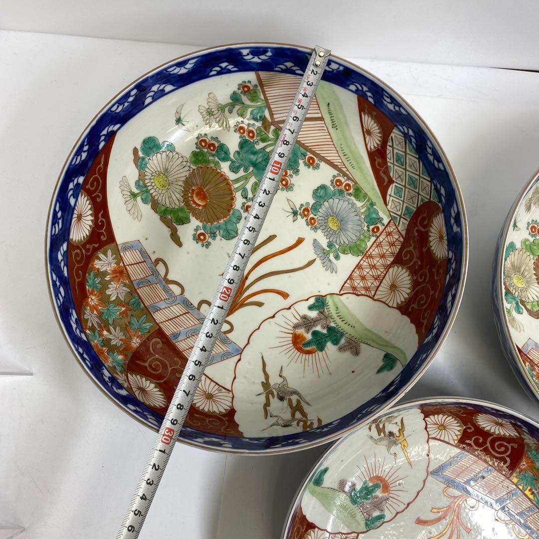 古伊万里　特大　三ッ鉢　直径30/27.5/24cm 東K7-1130②