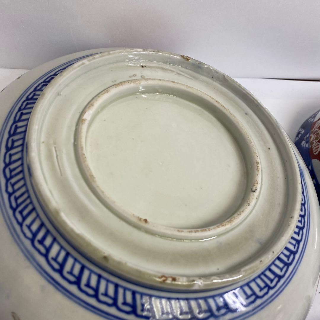 古伊万里　特大　三ッ鉢　直径30/27.5/24cm 東K7-1130②