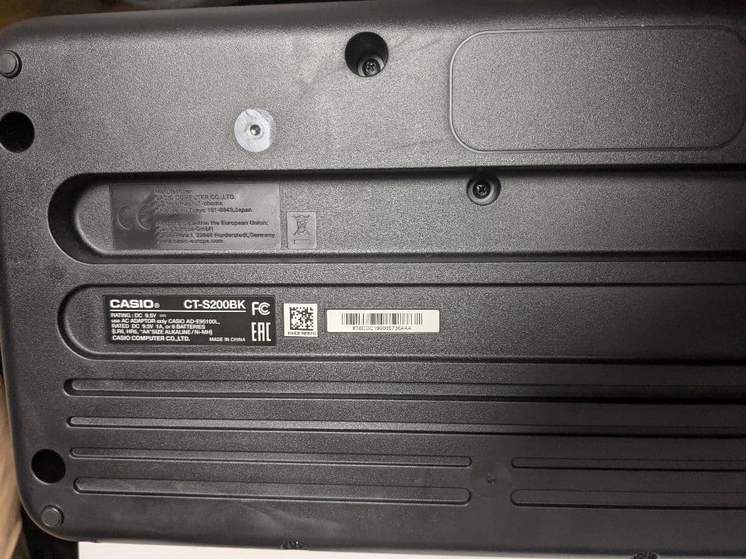 CASIO CT-S200BK デジタルキーボード