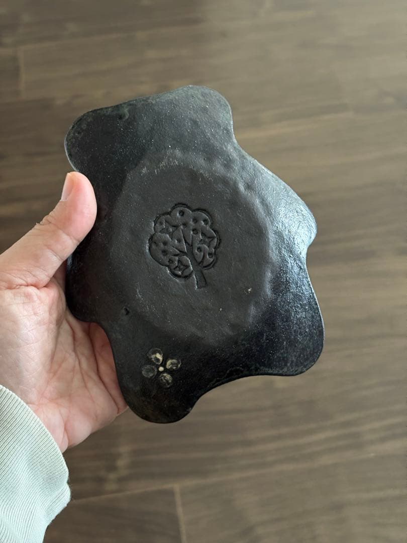 作家さんの器　高須愛子　陶器　グラタン皿　くま皿黒　合計4点　売り切れ品