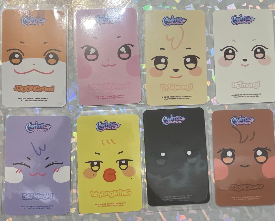 ateez aniteez フェイスキーリング トレカ コンプリート