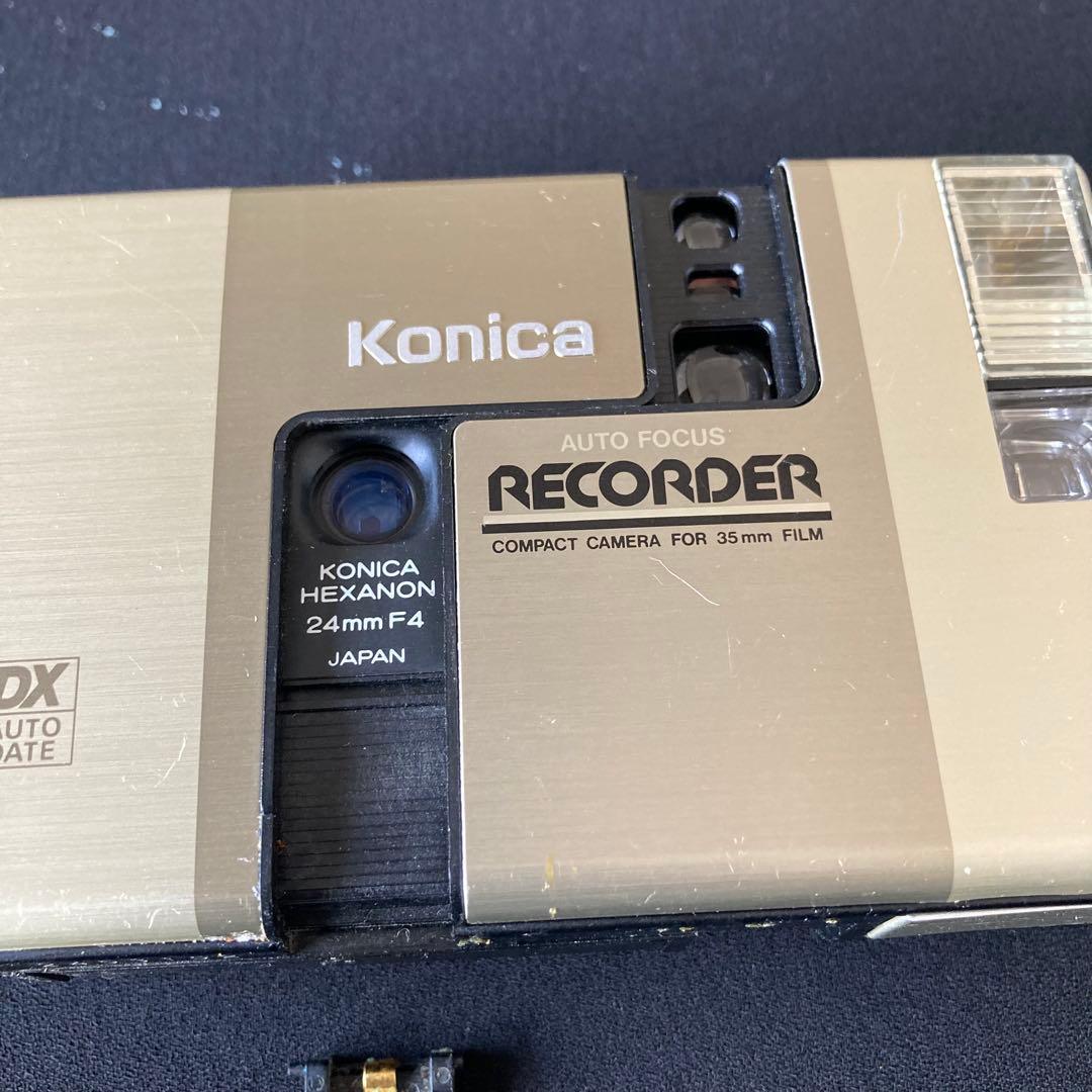 【ジャンク】Konica recoder フィルムカメラ