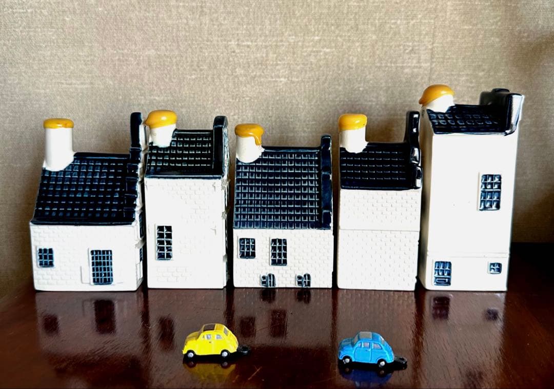 KLM デルフトブルー　ミニチュアハウス　5棟　No9 24 29 39 47